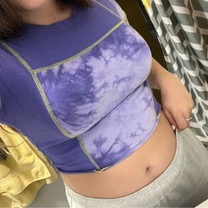 Purple Crop Top